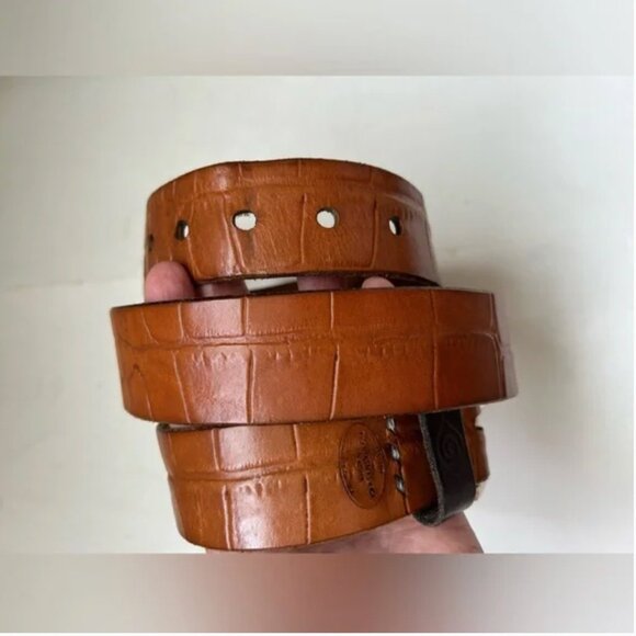 Phantasmagoria Leather made in USA Brown men’s belt size 36 - Picture 2 of 9
